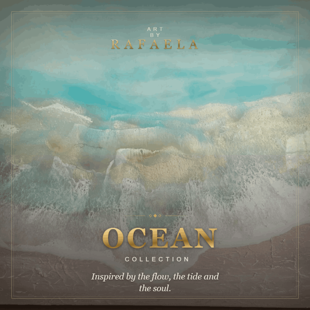 Ocean Art Collection by Art by Rafaela — dramatic ocean waves and coastal seascape, inspired by the flow, the tide and the soul