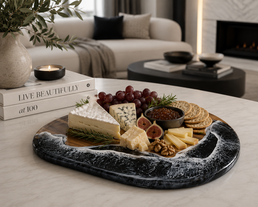 Midnight Tide - Oval Platter